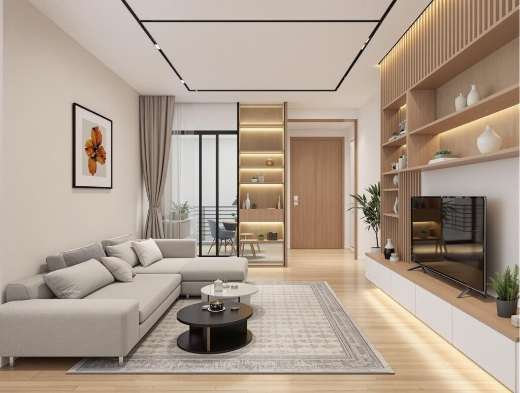 Thiết kế nội thất chung cư 40m2 1