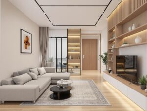 Thiết kế nội thất chung cư 40m2 1